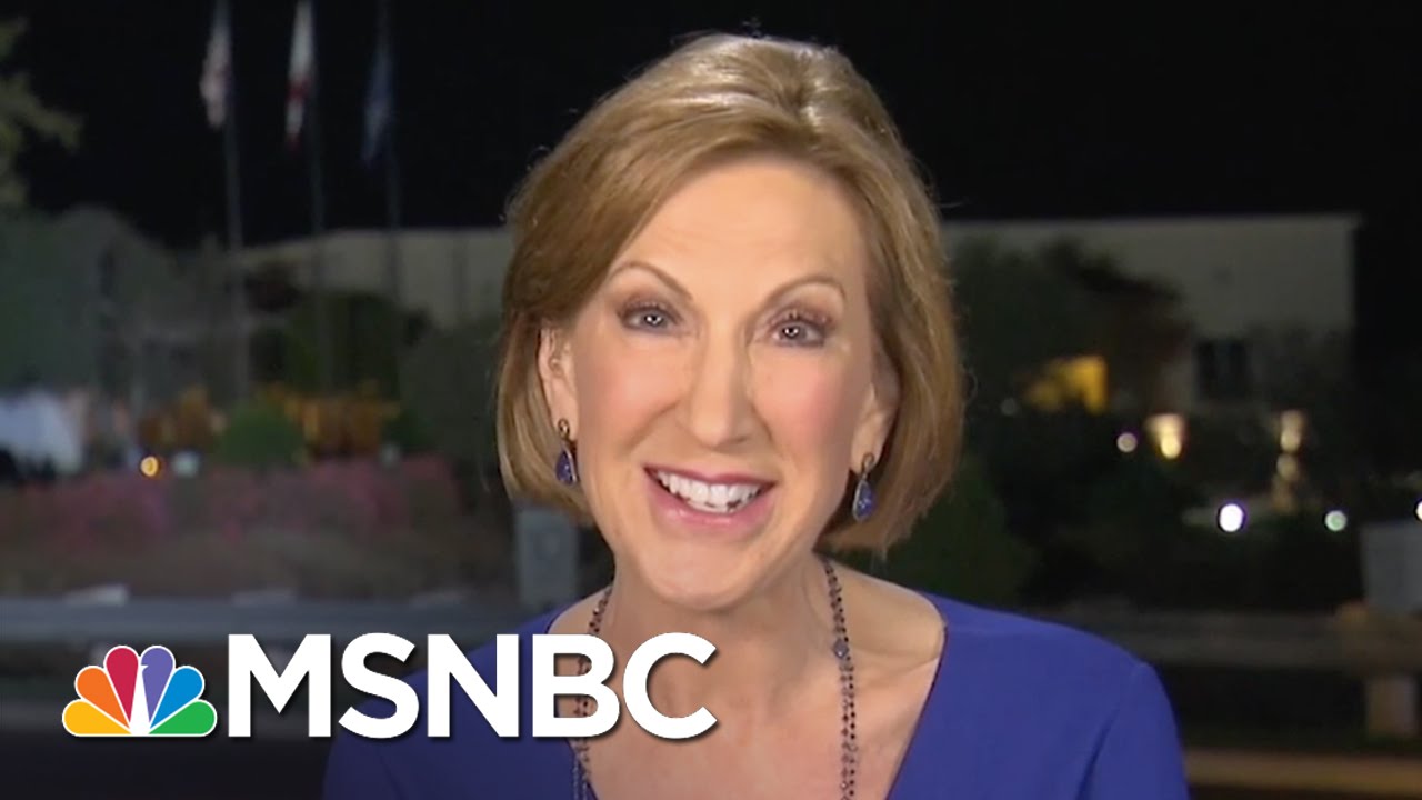 Carly Fiorina Interview: 'I Can Win This Job, I Can Do This Job' | MSNBC