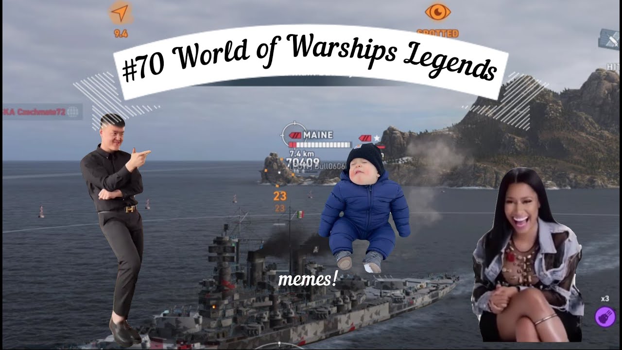 #70 World of Warships Legends MEMES!