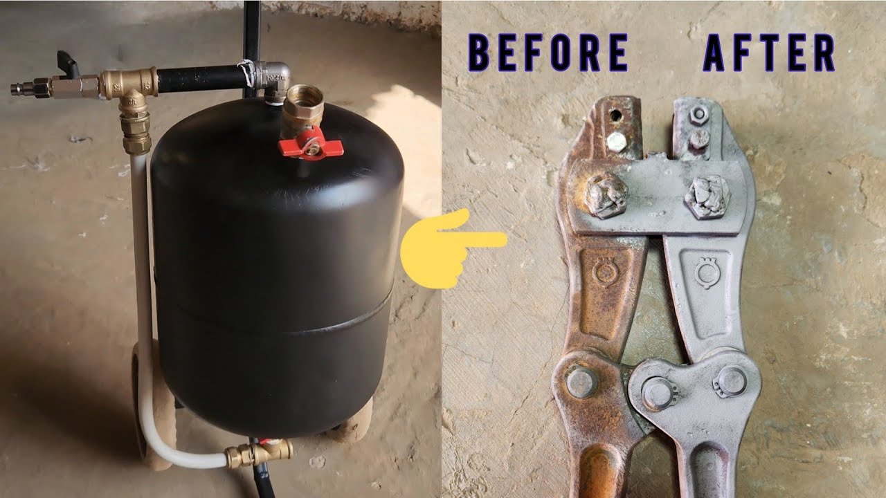 DIY Sandblaster From Freon Tank — TIG Welded Build for Restoration Projects