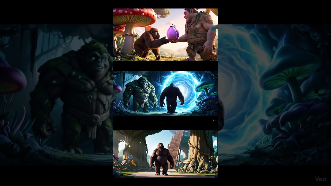 Veo3 Google &ndash; AI Video Bigfoot in the Wild Forest