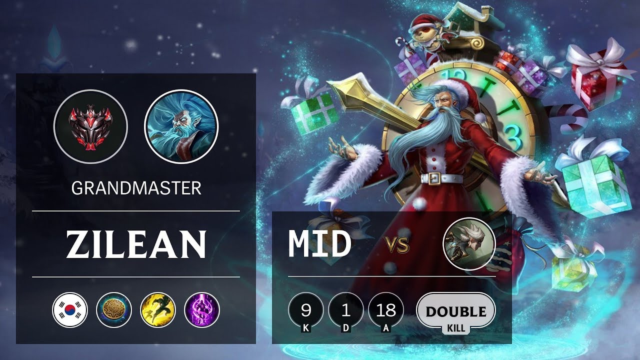 Zilean Mid vs Camille - KR Grandmaster Patch 9.21