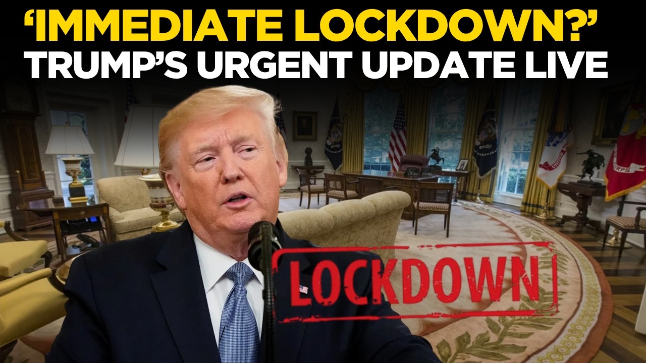 Trump Live | TRUMP DECLARES EMERGENCY LOCKDOWN AGAIN? | Trump Speech | White House Update LIVE