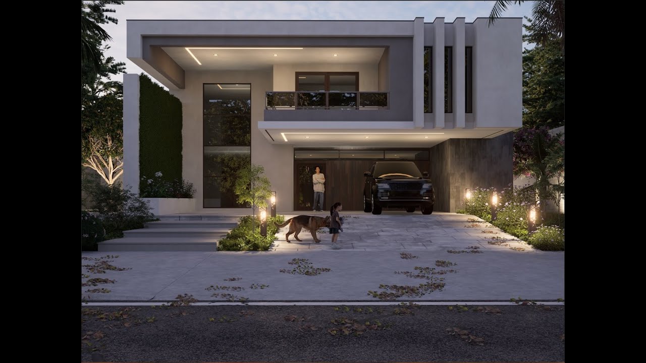 Modeling with ARCHICAD Modern House part#1