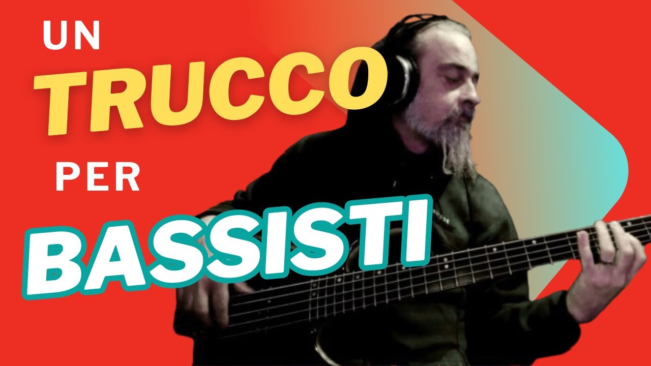 Un trucco che semplificherà di molto il tuo modo di suonare il basso