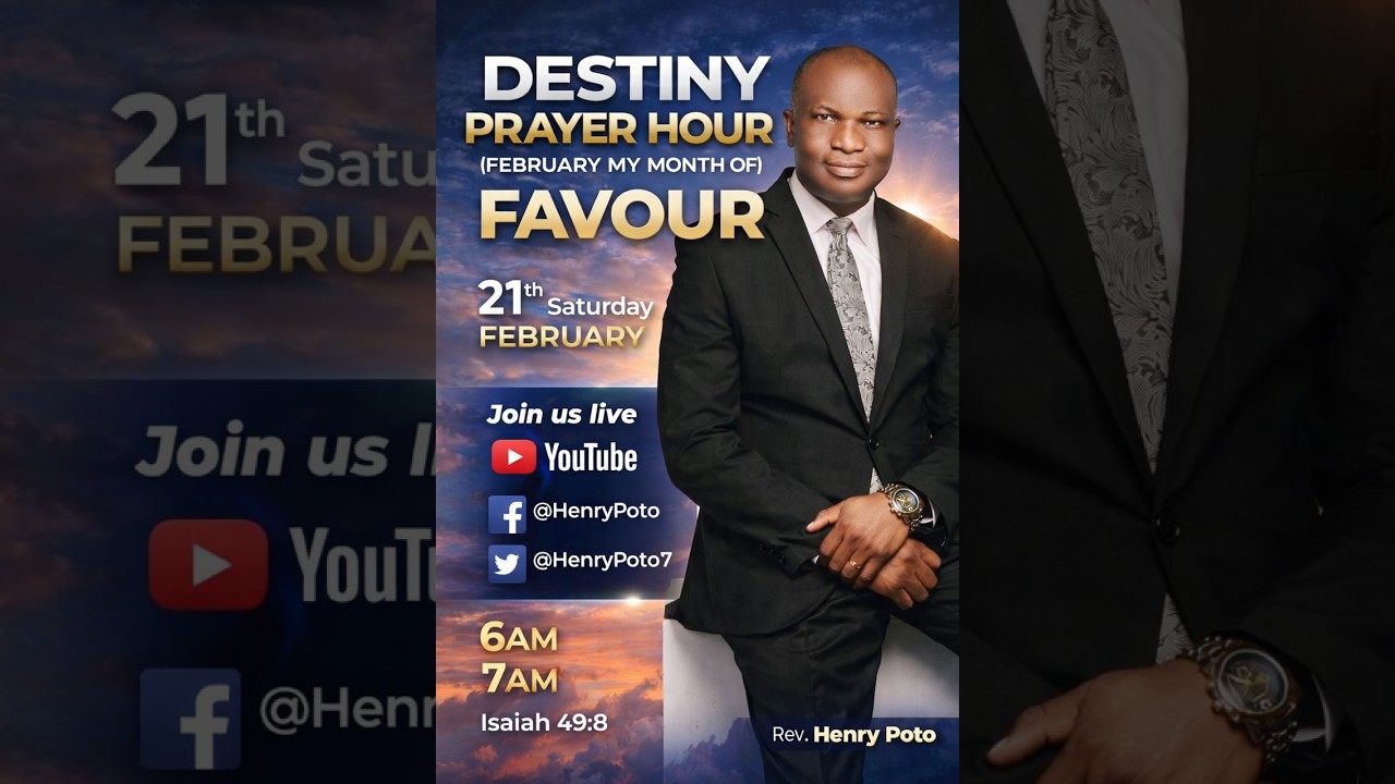 FEBRUARY MY MONTH OF  FAVOUR   |    REV. HENRY POTO