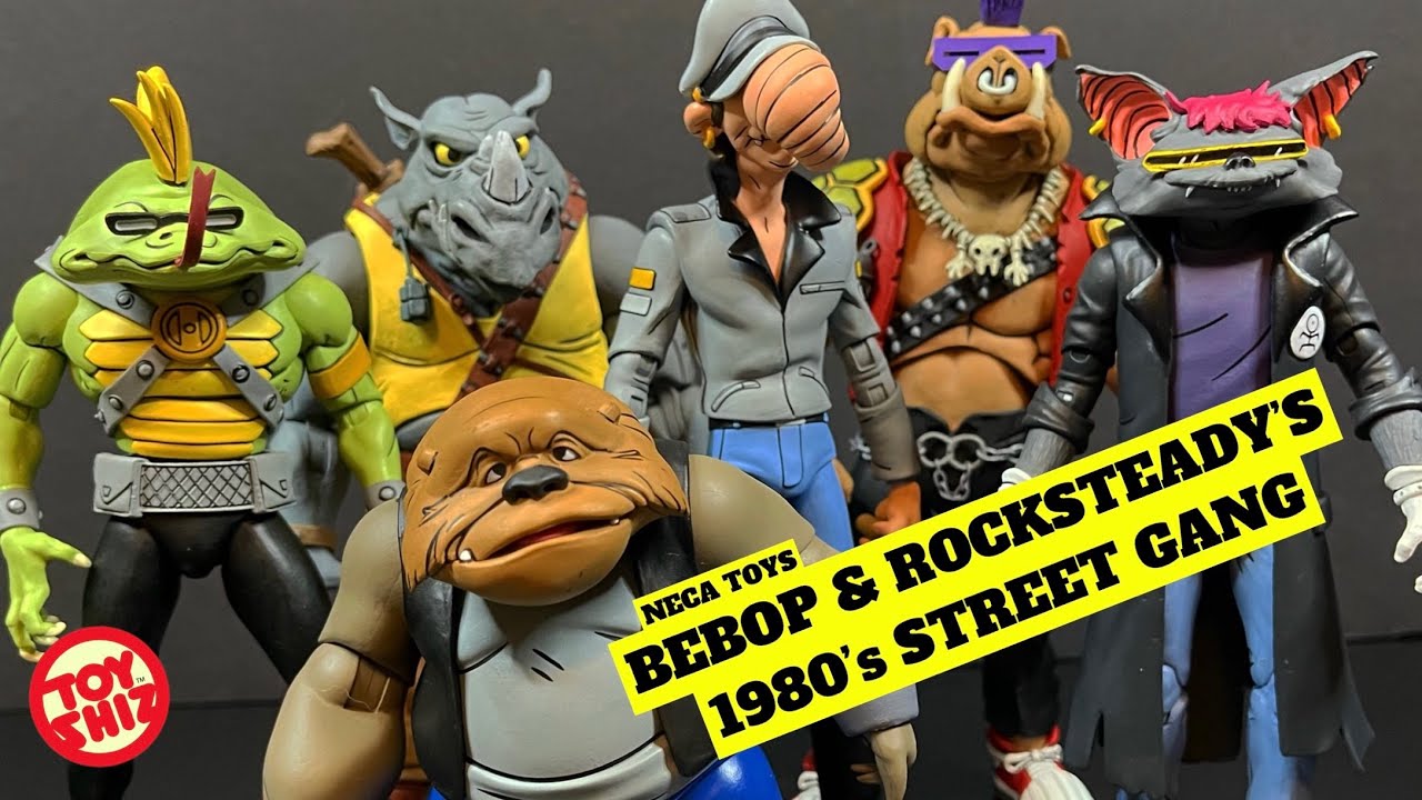 2023 BEBOP & ROCKSTEADY GANG | Мультфильмы о черепашках-ниндзя | Эксклюзив от Target | Игрушки NECA
