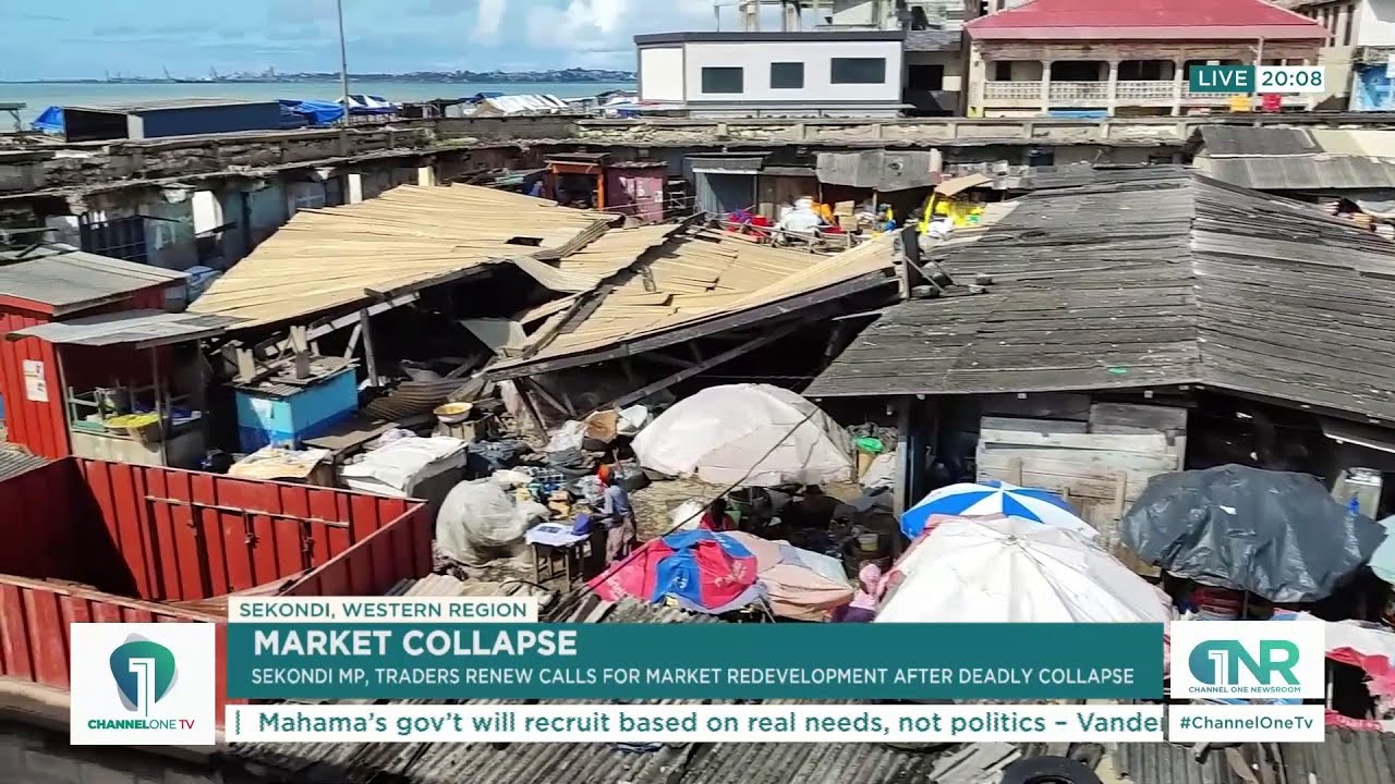 Sekondi Market Collapses, One Trader Killed