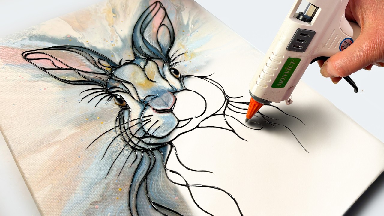 This Is The ULTIMATE Technique Of Glue Gun Art.