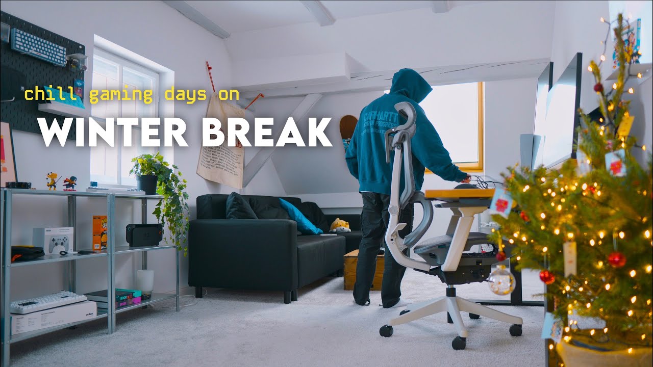days in the life on winter break | gaming vlog ❄️🎮