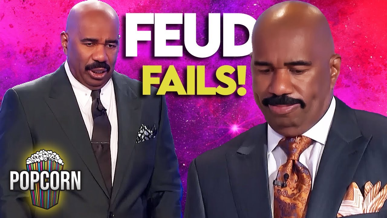 FUNNIEST Family Feud FAILS That Made Steve Harvey Question His Job!