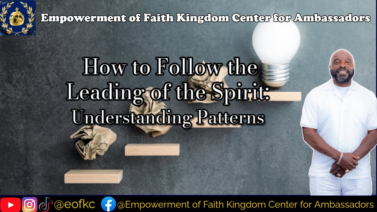 Holy Spirit leads us through his word.