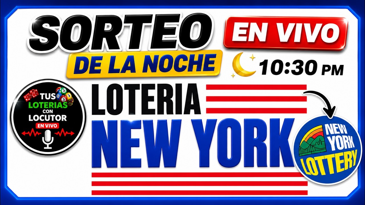 Loter&iacute;a de NEW YORK en la noche en VIVO resultados de hoy Jueves 3 de septiembre del 2026