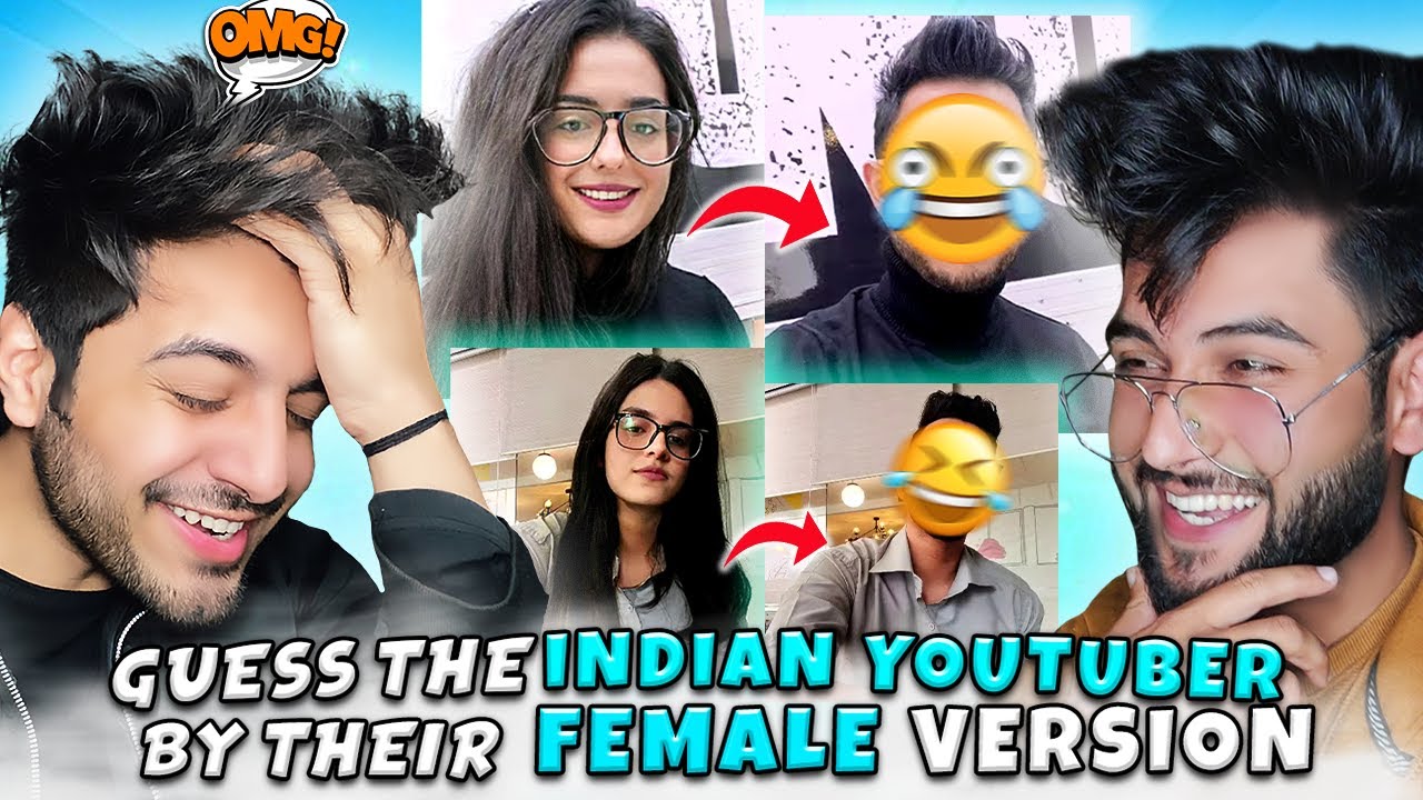 Guess The “INDIAN YOUTUBER” by their Female Version 👩🏻‍🦰🤣 (Funniest Challenge)