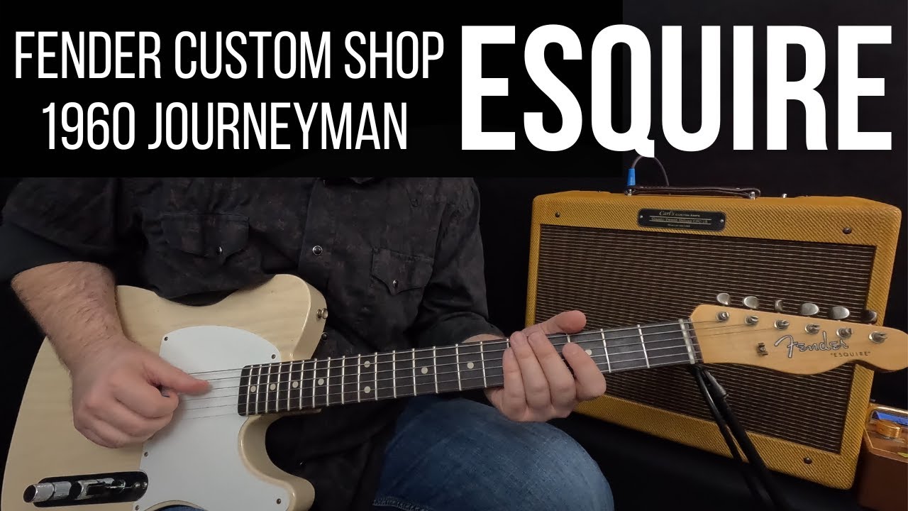 Fender 1960 Journeyman Relic Esquire | От Стива Кроппера до Кида Рамоса — чистая ПРОСТОТА и ЗВУК!