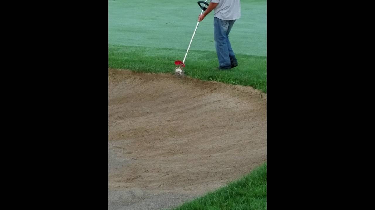 How to edge bunkers