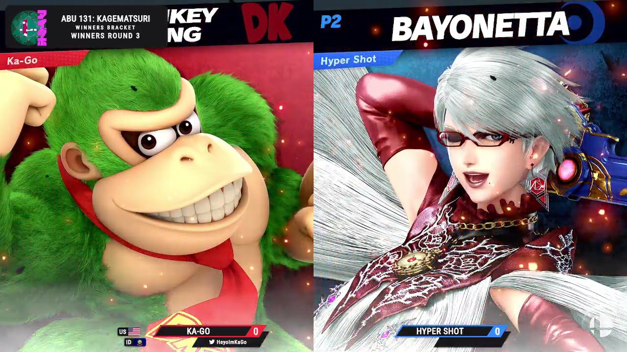 ABU 131: Kagematsuri - Ka-Go (Donkey Kong/Pac-Man) vs HyperShot (Bayonetta) - Smash Ultimate Singles