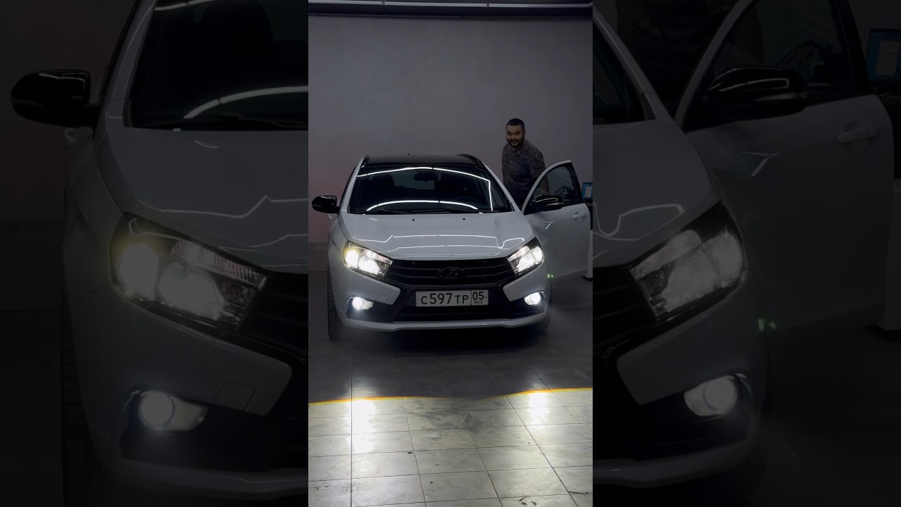 Самый необычный наш заказ, установка Biled на Лада Веста #автомобили #automobile #бизнес #ремонт