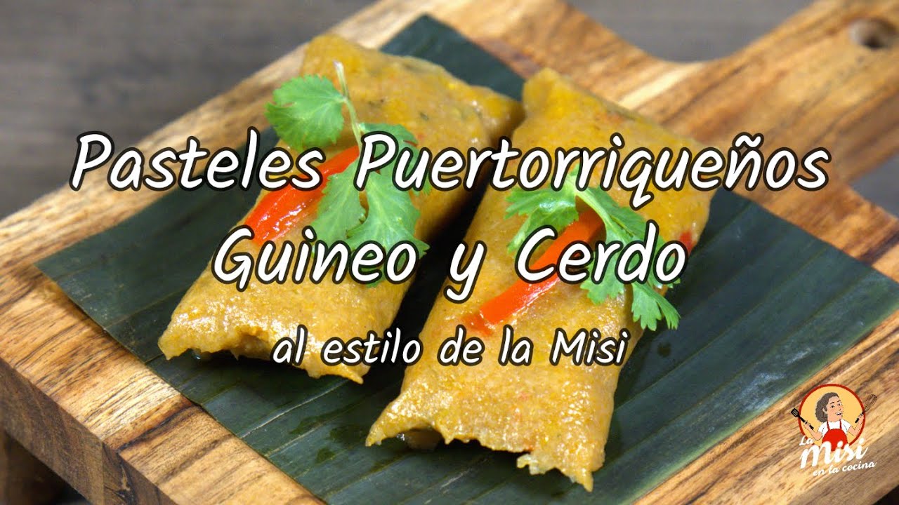 Pasteles Guineo y Cerdo 