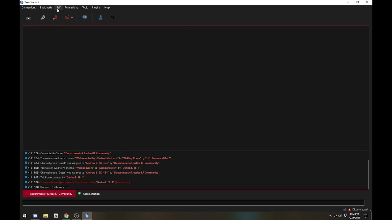 DoJRP Termination (Ft. ThatGuyDarien & DoJRP Senior Staff / Admins)