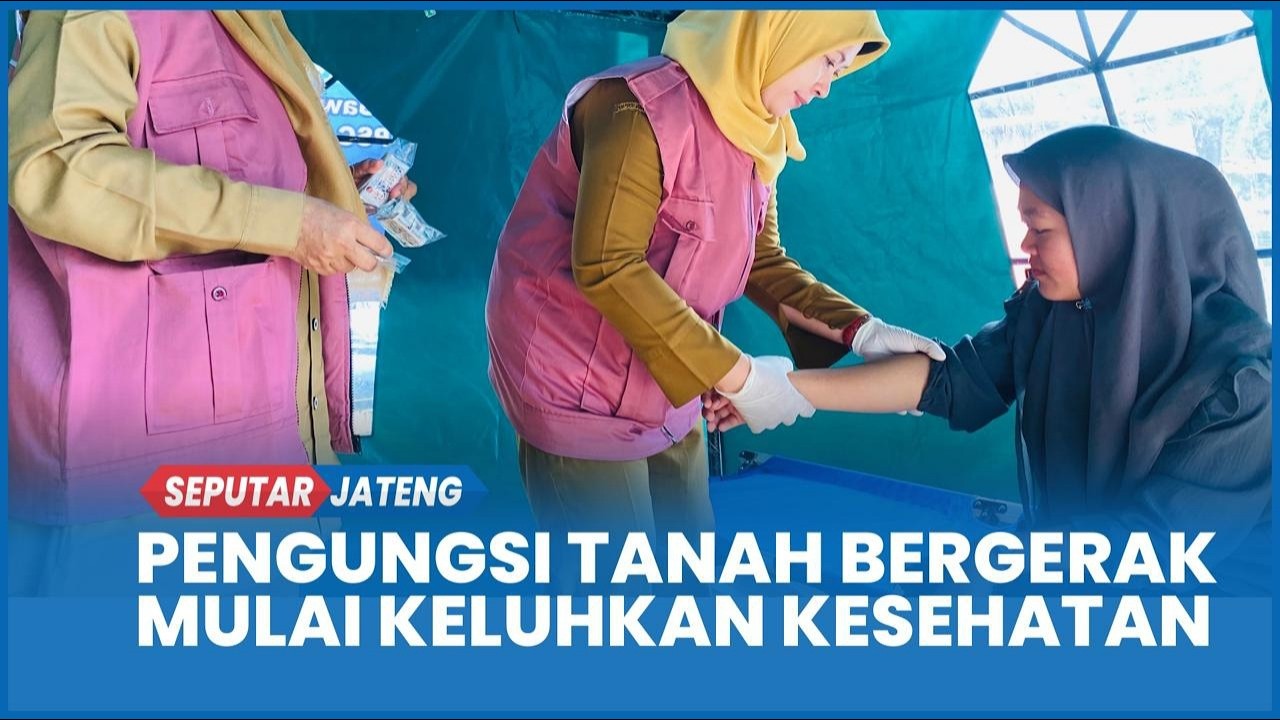 Pengungsi Tanah Bergerak Desa Padasari Tegal Mulai Keluhkan Batuk, Gatal-gatal, Mual dan Diare
