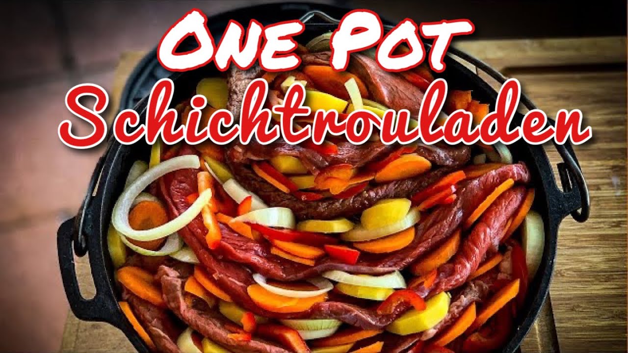 One Pot Gemüse Schichtrouladen aus dem Dutch Oven - Alles in einem Dopf 😋