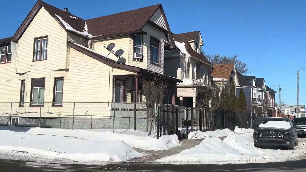 РОМЕЙН УЛ. - #ЮГО-ЗАПАД ДЕТРОЙТА #DETROITWINTER #WAYNECOUNTYMICHIGAN