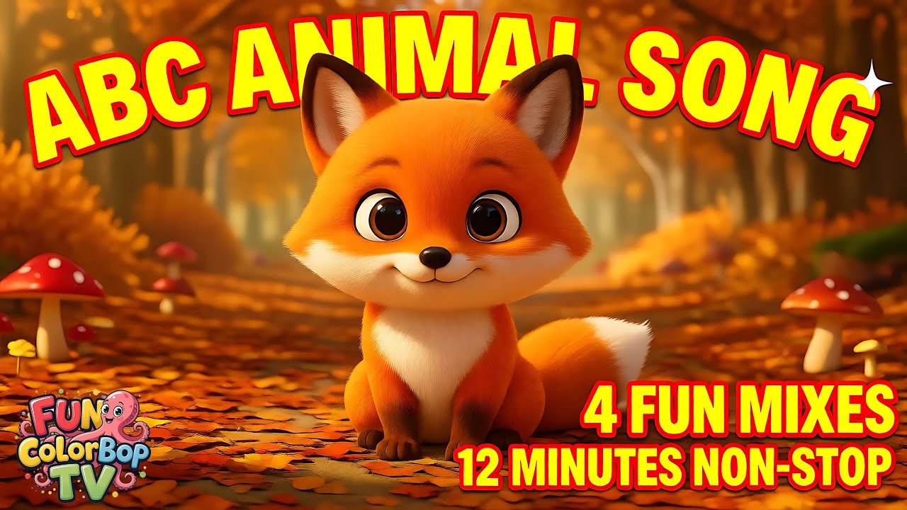 🦁 ABC Animal Songs ★ 4 Totally Fresh Mixes ★ Full Singalong