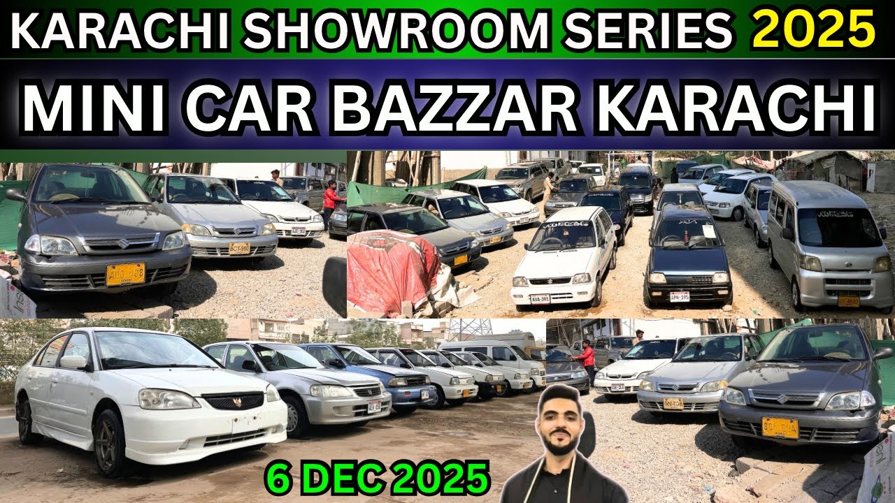 Karachi Showroom Series | mini car bazzar in Karachi 6 Dec 2025 #cars #carbazaar 