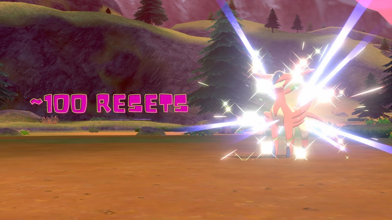 Pokemon Sword Shiny Virizion in ~100 Encounters!