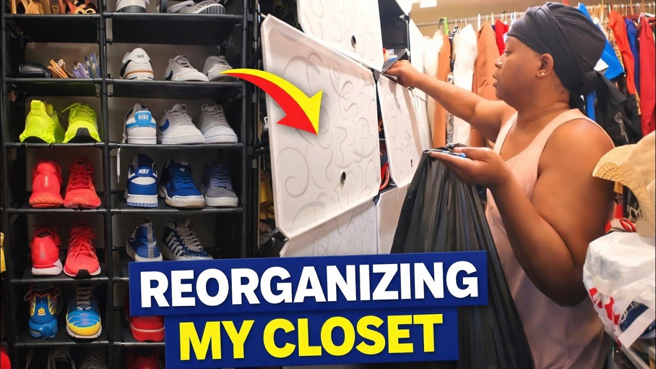 ✨ Master Bedroom Closet Reorganization | Organizing For More Space And Easy Access! 👗👠🧺