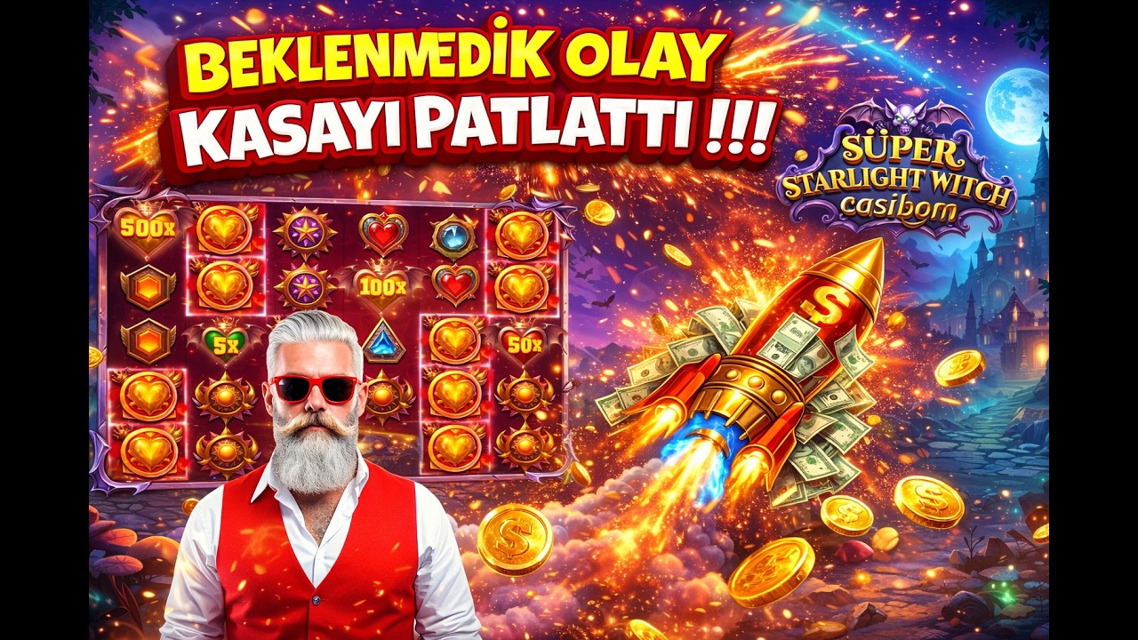 🔥 BEKLENMEDİK OLAY KASAYI PATLATTI !!!! 🔥 Super Starlight Witch 🔥  SLOT OYUNLARI #slotlevo #slots