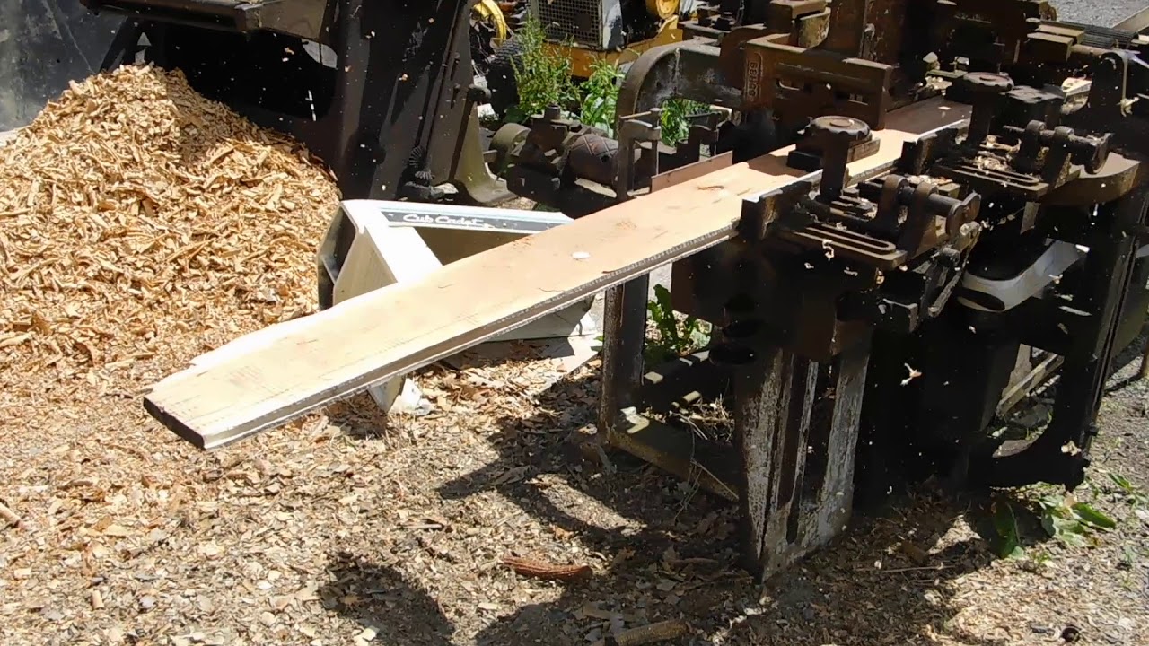 Tongue & Groove using American Moulding Machine and a Farmall F-12