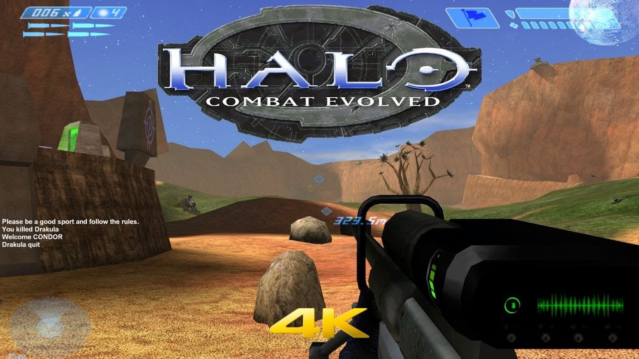 Halo Combat Evolved 2020 Multiplayer Gameplay Bloodgulch 4K