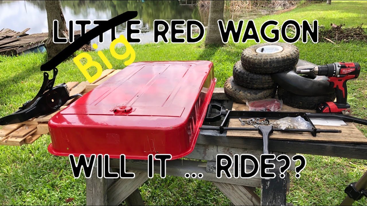 Giant covered red wagon, chuck wagon build. Assembling a super cool red wagon. Missing parts?