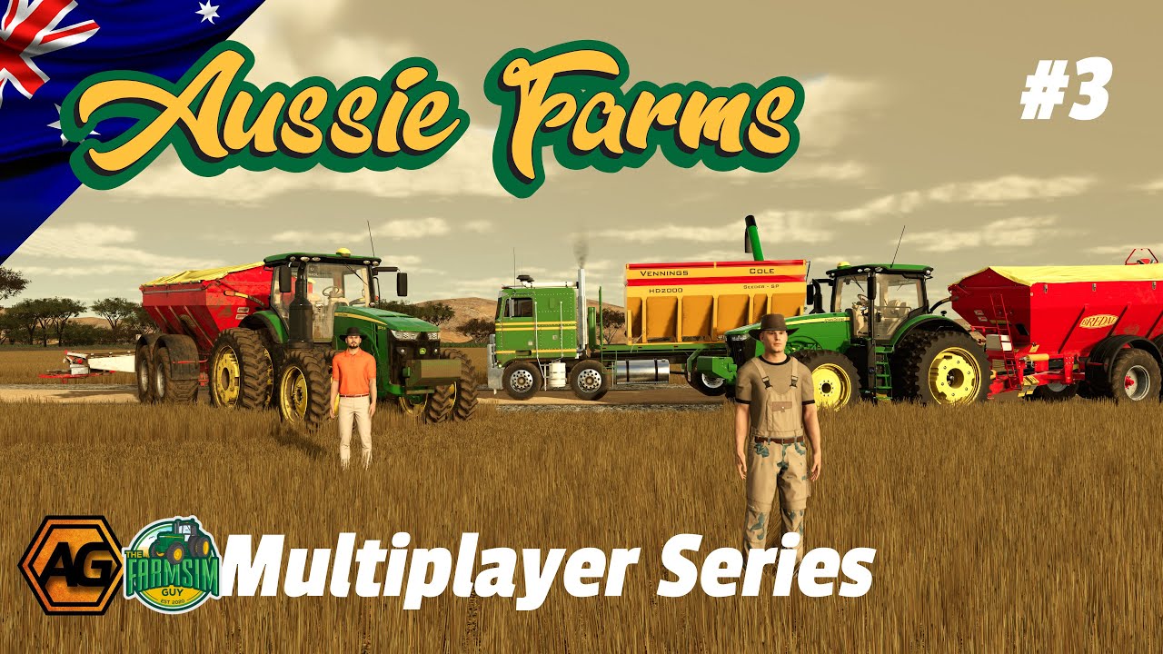 Aussie Farms - Pushing on with Field Prep with @ArgsyGaming - Episode 3