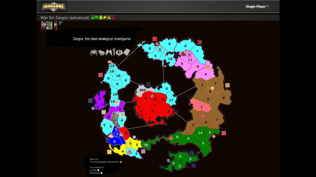 Warzone - Level #73 War For Zargos (advanced) (in 28 turns - Gold Star) HD