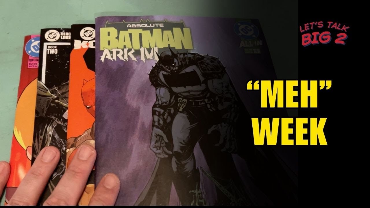 Maybe My Expectations Were Too High... | Marvel & DC Reviews from January 7