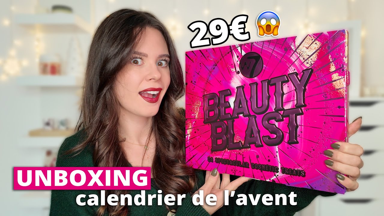 UNBOXING Calendrier de l'avent W7 (29€) + CONCOURS 🎁