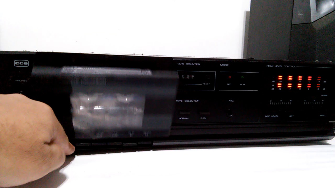 (((VENDIDO))) TAPE DECK CCE CD250 DEMO GRAVA&Ccedil;&Atilde;O & REPRODU&Ccedil;&Atilde;O FITA K7