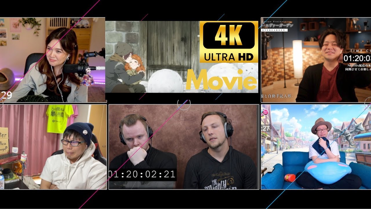 Violet Evergarden Eternity and the Auto Memory Doll Movie Reaction Mashup: バイオレット・エバーガーデン リアクション