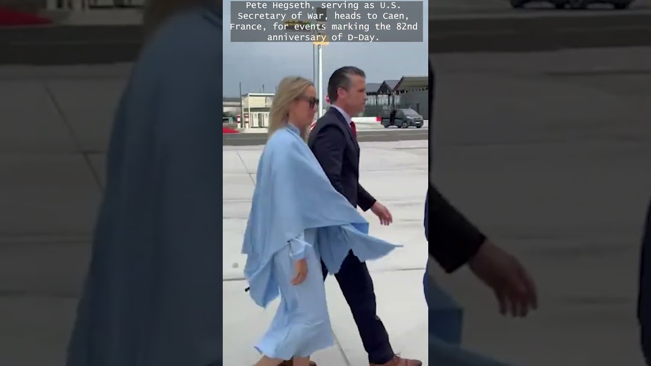 Pete Hegseth and his beautiful family heading to Caen, France for the 82nd D-Day anniversary