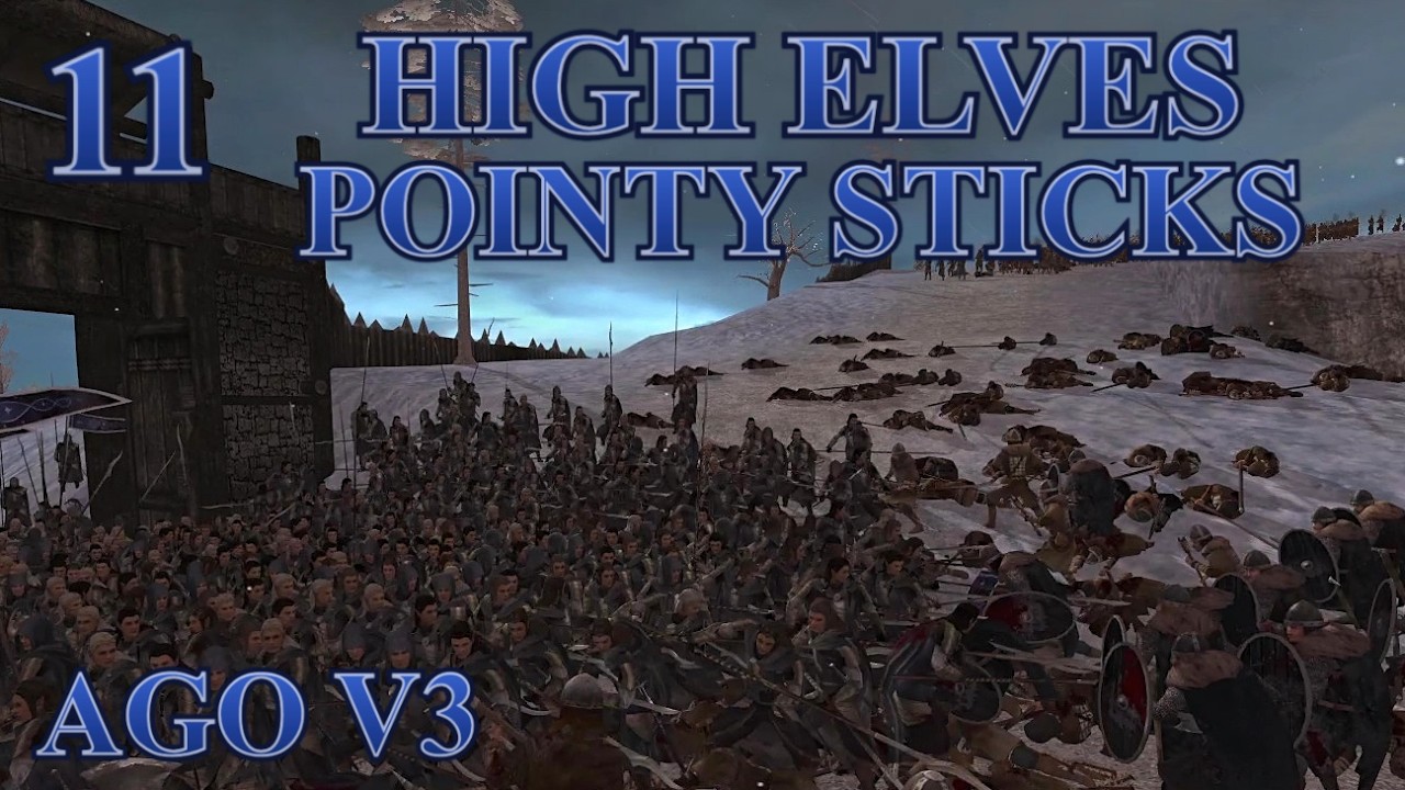 AGO V3 - High Elves 10: Pointy Sticks