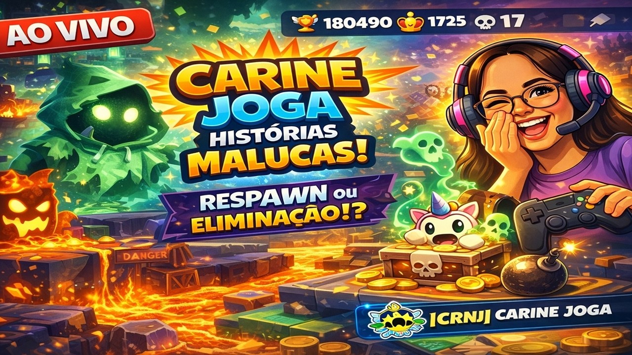 🔥​STUMBLE GUYS AO VIVO🎮​CARINE JOGA🎮#stumbleguys
