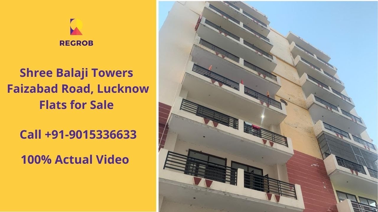 Shree Balaji Towers | ☎️ +91- 7428092718 | Flats For Sale on Faizabad Road Lucknow | Actual Video