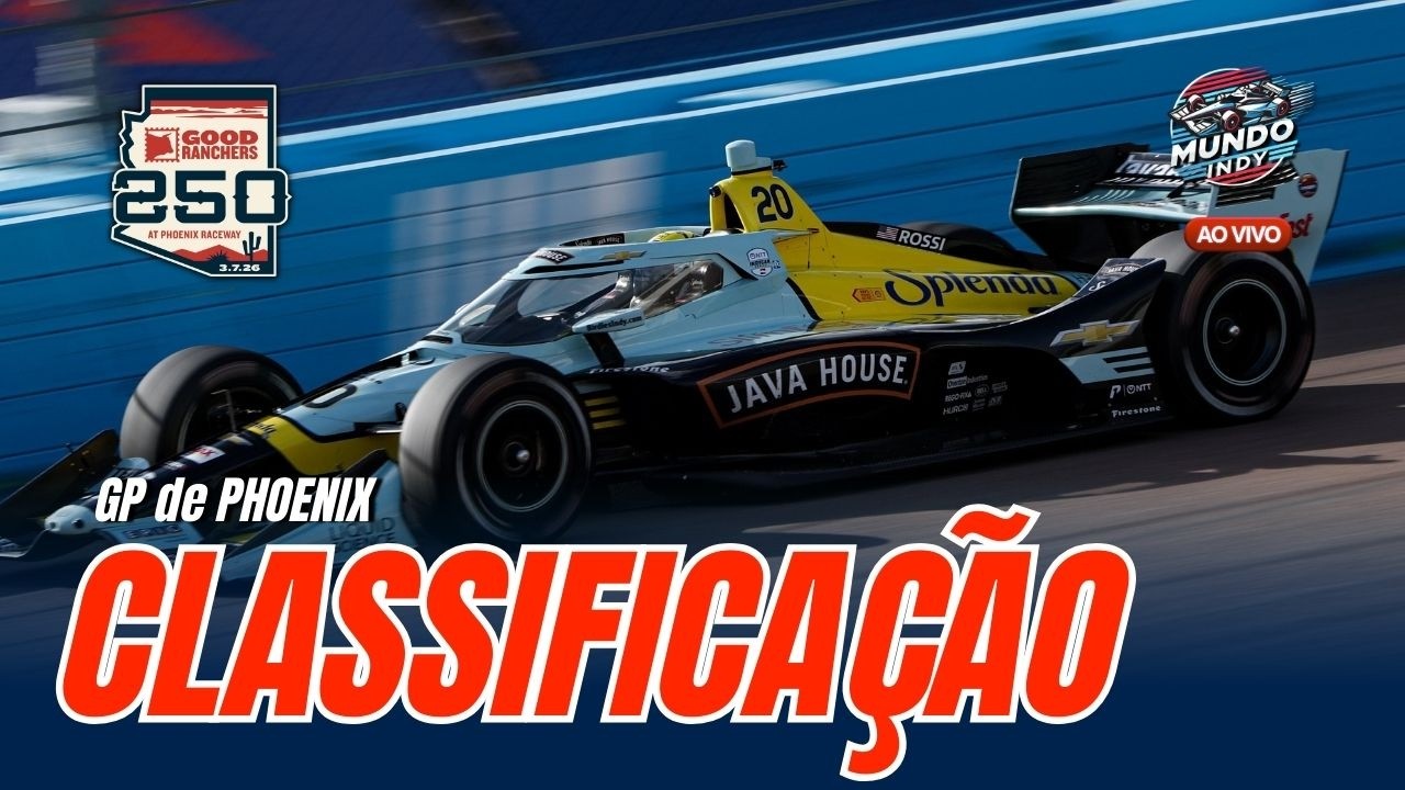 🔴 AO VIVO: Classificação da IndyCar GP de Phoenix | Fórmula Indy 2026 | Sem Imagens