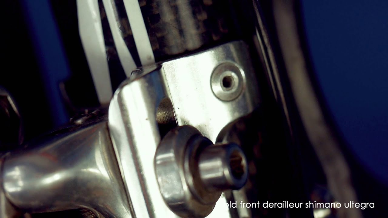 Road bike in macro scale