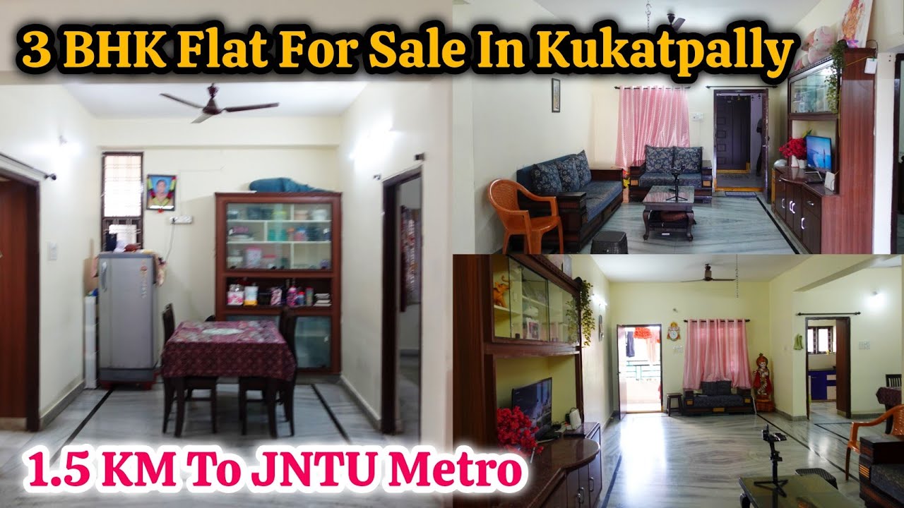 3 BHK Flat For Sale In Kukatpally 🏩 || 1512 Sft || GHMC || Rental Income: 28,000 || Code: PAR-941 ✨️