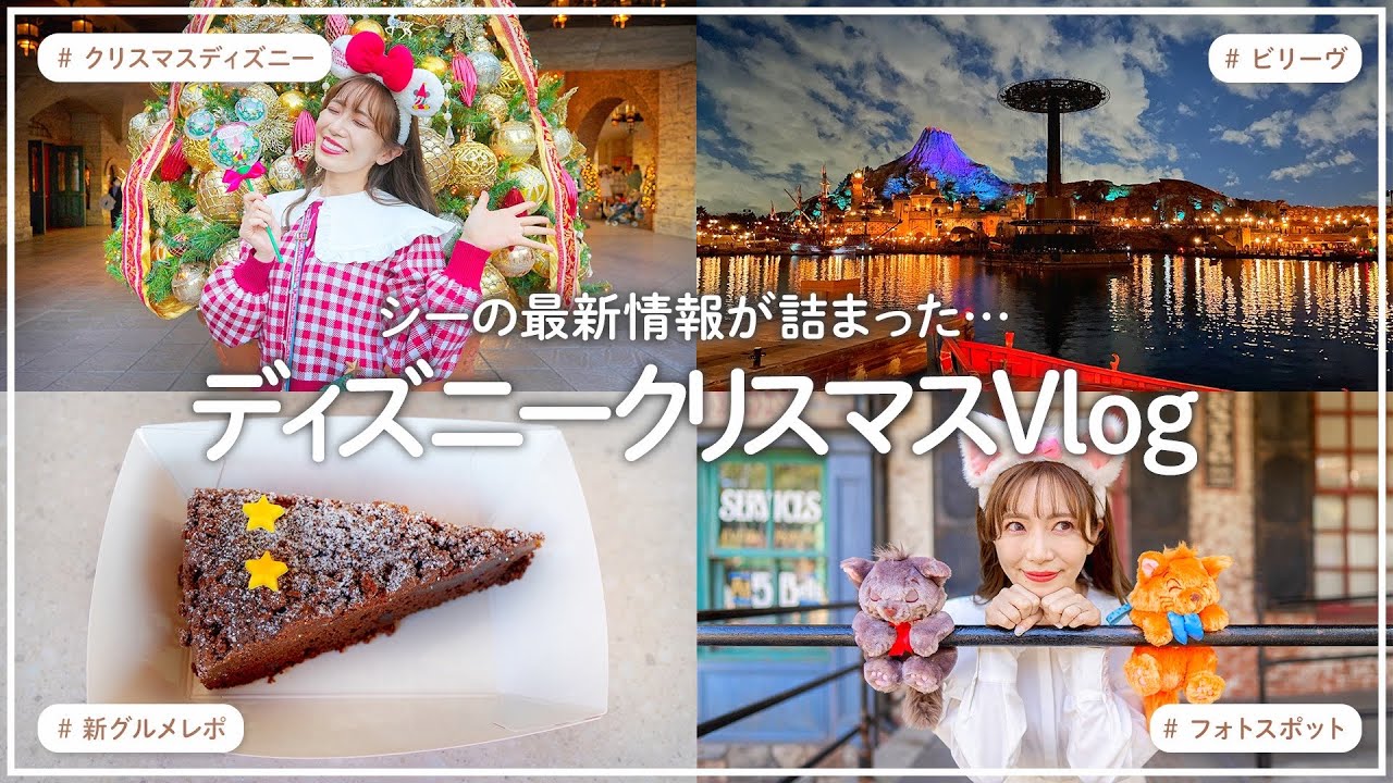 【ビリーヴ初日】クリスマスを全力で楽しむディズニーシーVLOG
