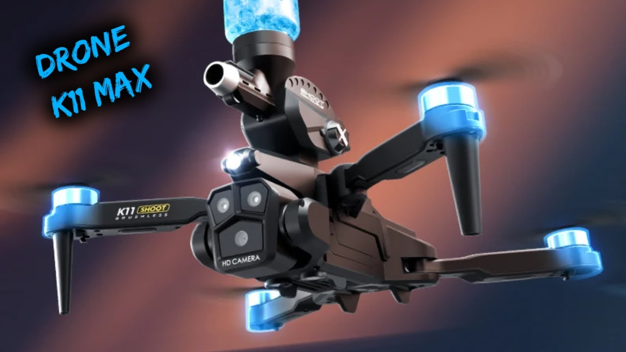 DRONE K11 MAX💥El drone con cañon que (no) dispara bolas 🔫