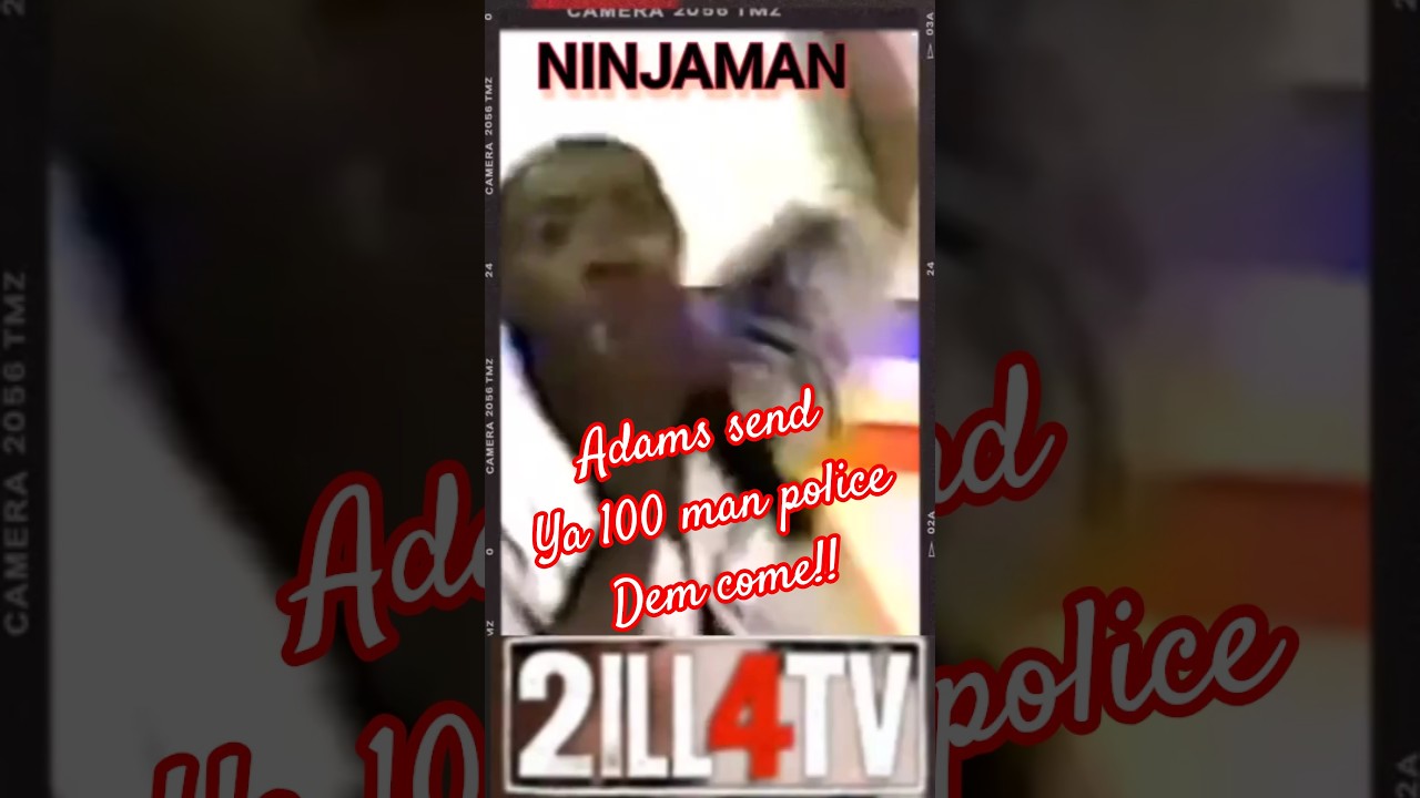 Adams send ya 100 man police dem come ninjaman #jamaica #dancehall